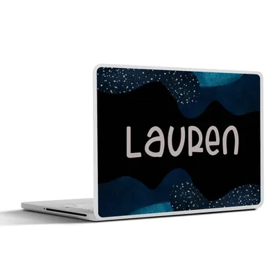 Produktbild von MuchoWow® Laptop Aufkleber Sticker Cover Lauren - Pastell - Mädchen 40x30 cm - Laptop Dekoration - Selbstklebend