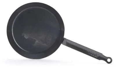 Obrázek produktu pro de Buyer 5303.18, Kulatý, Pánev na crepe, Černá, Železo, Keramický, Plyn, Halogen, Indukční, Utěsněná plotna, Francie