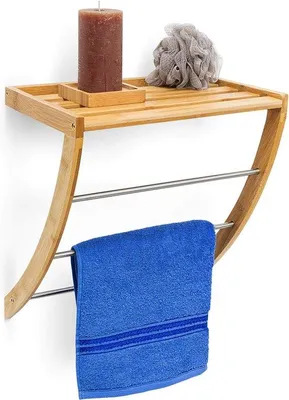 Produktbild von Famanu Handtuchregal Wandregal - Badezimmer Handtuchhalter