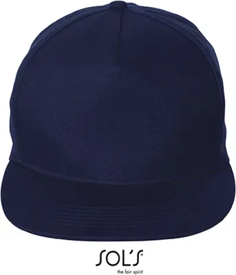 Produktbild von SOLs 01661 | Sonic Cap / Flacher Schirm - Farbe: French Navy - Größe: One Size