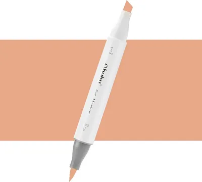 Zdjęcie produktu dla OHUHU dwustronny marker alkoholowy Brush & Chisel, E220 Sand