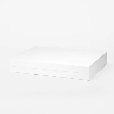 Image de Coffret cadeau magnétique blanc 600 x 440 x 80 mm (dimensions extérieures) XXL