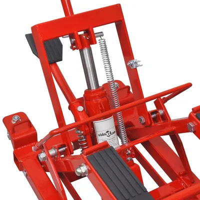 Zdjęcie produktu dla vidaXL Hydrauliczny podnośnik motocyklowy ATV 680 kg czerwony