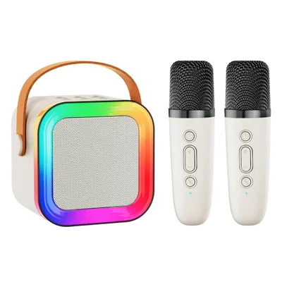 Produktbild von Karaoke Set Kinder mit Bluetooth Lautsprecher & Funkmikrofon Weiß