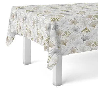 Tischdecke 220x140 cm, beige, modern, fleckenabweisend