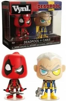 Produktbild von 2 Figuren Funko Vynl Marvel - Deadpool: Deadpool & Cable
