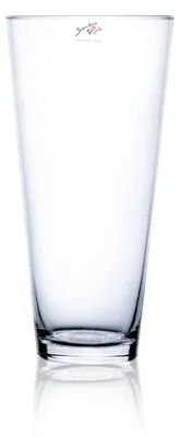 Zdjęcie produktu dla Stożkowy wazon szklany 30 cm na kwiaty