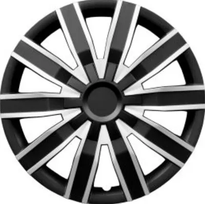 Produktbild von 15" Zoll Radkappen Silber Schwarz Radzierblenden Radblenden A112 2044D 15 MAMMOOTH