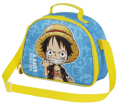Produktbild von One Piece Monkey-Frühstückstasche, Blau, 25,5 x 20 cm