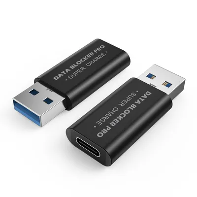 Produktbild von USB-C Datenblocker [2 Stück] – USB-C zu USB-A – Sicherladen - Anti-Hacking
