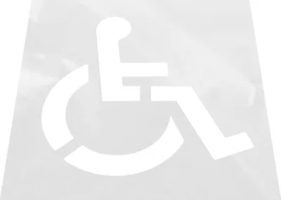 Zdjęcie produktu dla Szablon symbolu parkingu wielokrotnego użytku
