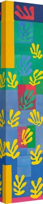 Immagine prodotto di Quadro su tela Henri Matisse, vetrata blu pallido I - 100 x 20 cm