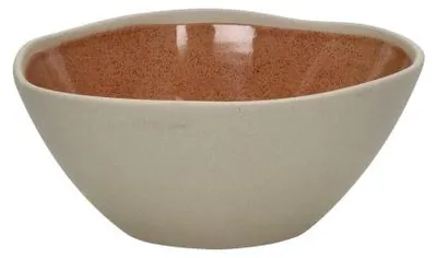 Produktbild von Pomax Primeval Frühstücksschale aus Porzellan, Terrakotta, L 16,3 x B 15 x H 6,5 cm