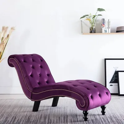 Obrázok produktu pre Maison Exclusive - Leňoška fialová zamatová