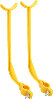 Immagine prodotto di 2 pezzi/set Golf Swing Trainer Allineamento Aiuto per l'allenamento Correzione della postura per il controllo del polso Strumenti per l'esercizioGiallo
