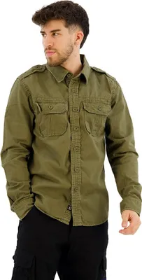 Zdjęcie produktu dla Brandit Vintage Shirt z długim rękawem, oliwkowy, 7XL