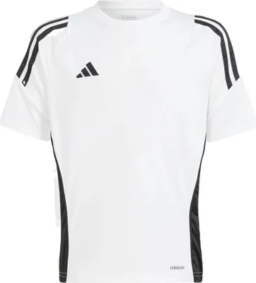 Produktbild von Adidas Tiro 24 T-Shirt Kinder - Weiß / Schwarz  | Größe: 176