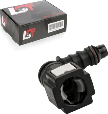 Produktbild von Schnellverschluss Kraftstoffleitung Kupplung L-Stück 6,3x6mm für AUDI PORSCHE