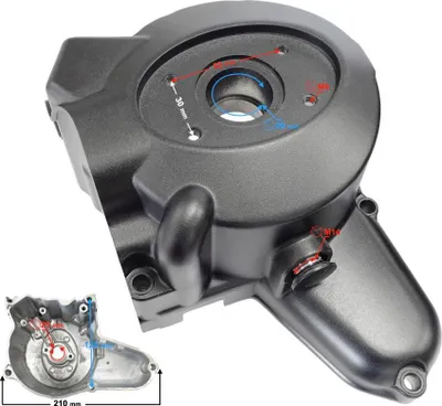 Immagine prodotto di Copertura parascintille per motore Moretti 152FMH orizzontale, 110 cc 4T, cambio manuale a 4 marce, nero