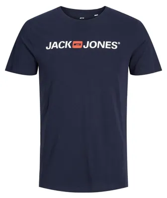 Produktbild von JACK & JONES Herren JJECORP LOGO TEE SS CREW NECK NOOS T-Shirt,, per pack Blau (