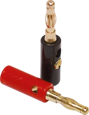 Produktbild von Dynavox Bananenstecker 4er Set
