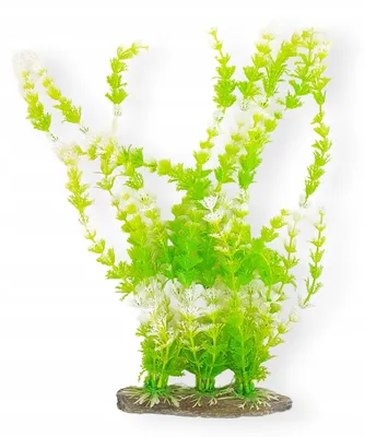 Produktbild von Aquarium Pflanzen Künstlich, 33x20 cm Kuenstlich mit Steinfuss 33x20cm XL