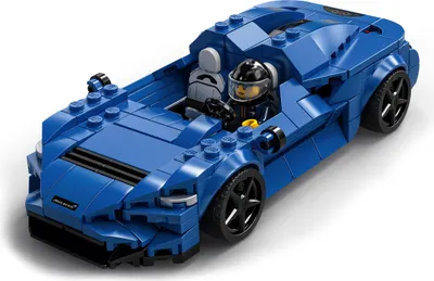Produktbild von LEGO 76902 Speed Champions McLaren Elva Rennwagen, Spielzeugauto, Modellauto zum selber Bauen