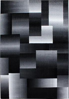 Produktbild von Kurzflor Teppich MIAMI Schwarz 240 x 340 cm