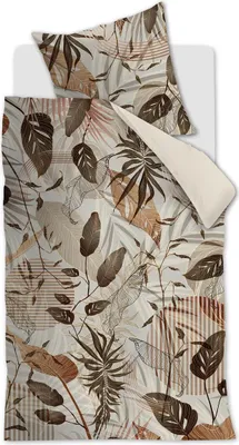 Produktbild von Rivièra Maison Bettwäsche Sunset Leafs Brown 155x220 braun