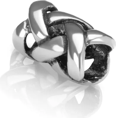 Produktbild von Keltischer Knoten Wikinger Bartperle Øinnen 5mm 925 Sterling Silber Dreads 4331