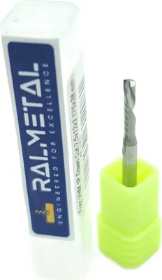 Image de Fraise VHM 1P coupe descendante 2,5 x 12 x 3,175 x 38 mm