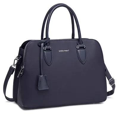 Zdjęcie produktu dla David Jones - Damska torebka, elegancka torba na ramię - wykonana z materiału przypominającego skórę (PU), torba na ramię