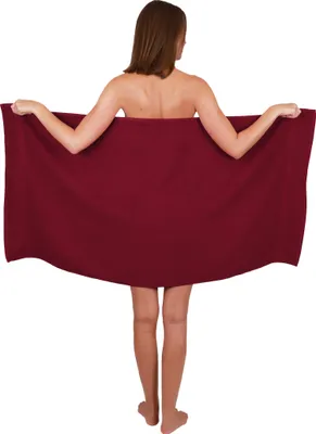 Produktbild von Betz Premium Duschtuch 70×140 cm – 100% Baumwolle 470 g/m², saugstark & weich, ®  Farbe dunkelrot
