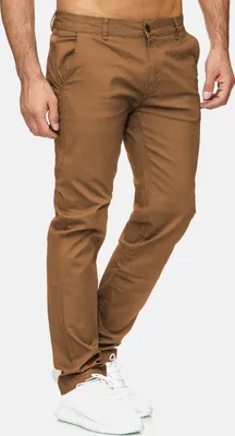 Zdjęcie produktu dla Spodnie Chino w stylu Basic z Elasthanu Denim Fredy & Roy |