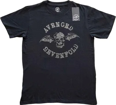 Produktbild von Avenged Sevenfold Deathbat (Embellished) Black L T-Shirt