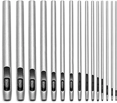 Obrázok produktu pre Sada dierovačov – Okrúhle oceľové kolíky – Rôzne veľkosti od 0,5 mm do 6 mm