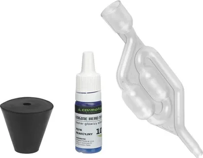 Immagine prodotto di Tester di tenuta della guarnizione della testa a CO2 + 10 ml di liquido di reazione + adattatore 25-55 mm