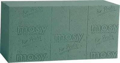 Produktbild von mosy Steckmasse-Ziegel Frischblumen, Steckschwamm, Steckschaum, Steckmoos
