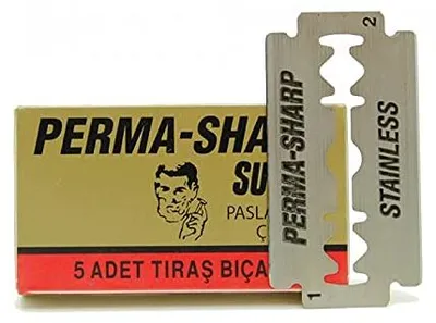 Produktbild von 5 Cuchillas Afeitar Doble Hoja Perma-Sharp (Verpackung kann variieren)
