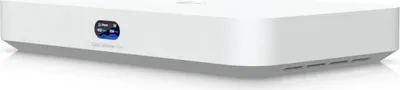 Produktbild von Ubiquiti UCG-Fiber Desktop Cloud Gateway mit integriertem 4-Port 2.5 GbE PoE+ Switch, 1 x 10 GbE RJ45 WAN Port, 1 x 10 GbE RJ45 WAN Port, 1 x 10 GbE RJ45 WAN Port, 1 x 10 GbE RJ45 WAN Port