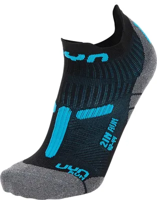 Produktbild von UYN Laufsocken doppellagig Herren black/turquoise 39-41