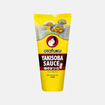 Immagine prodotto di OTAFUKU Yakisoba Sauce 300 g – Salsa vegana giapponese per noodles saltati in padella