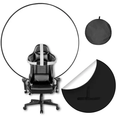Produktbild von Faltbarer Fotohintergrund, 145 cm, für professionelle Aufnahmen