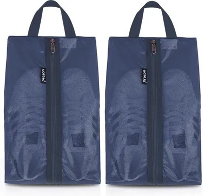 Productafbeelding van Famanu schoentas, waterafstotend - marineblauw, 2 stuks