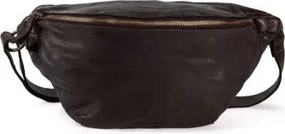 Produktbild von HAROLD'S Leder Umhängetasche Submarine Hipbag Brown dunkelbraun