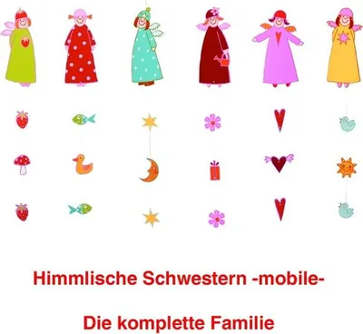 Produktbild von Himmlische Schwestern Mobile Familie 6er Set