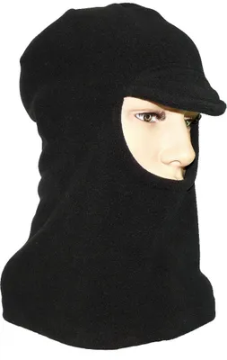 Produktbild von Schalmütze mit Schild, Farben:schwarz