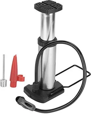 Produktbild von Miniatur-Fahrrad-Pumpe - Handgeführt - Hochdruck - 17,5 x 9,5 x 9,5 cm - Fahrrad-Reparatur-Set - Ideal für Fahrrad-Enthusiasten