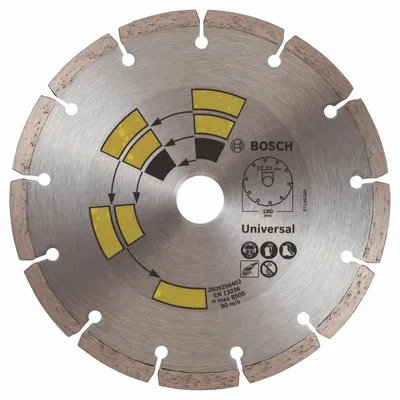 Image de Disque à tronçonner diamanté Bosch universel, 180 x 22,23 x 2,0 x 7,0 mm