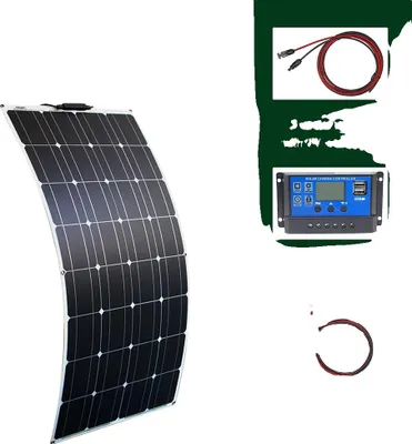 Produktbild von Solarpanel, tragbar, effiziente Stromlösung, 100w Solarsystem